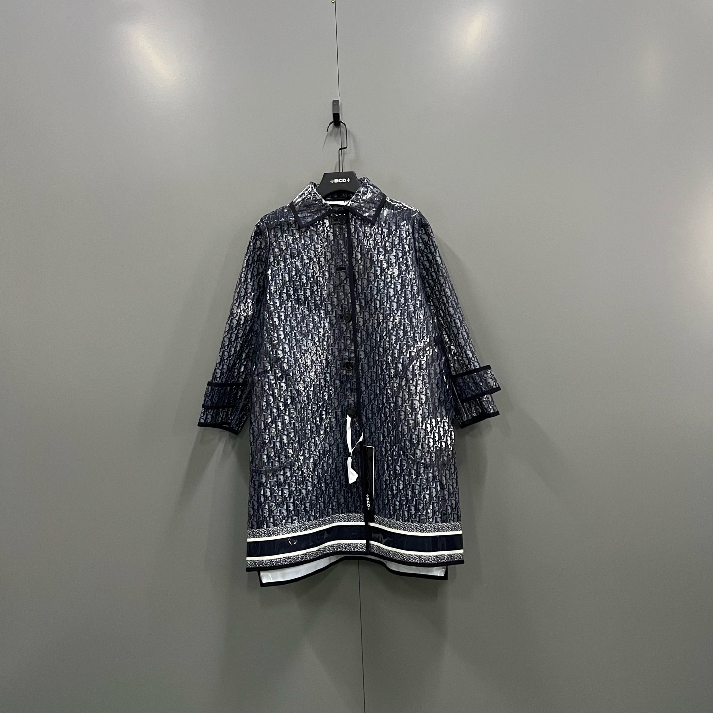 未使用 DIOR/迪奥 zt1 满印老花大衣/全新/019118