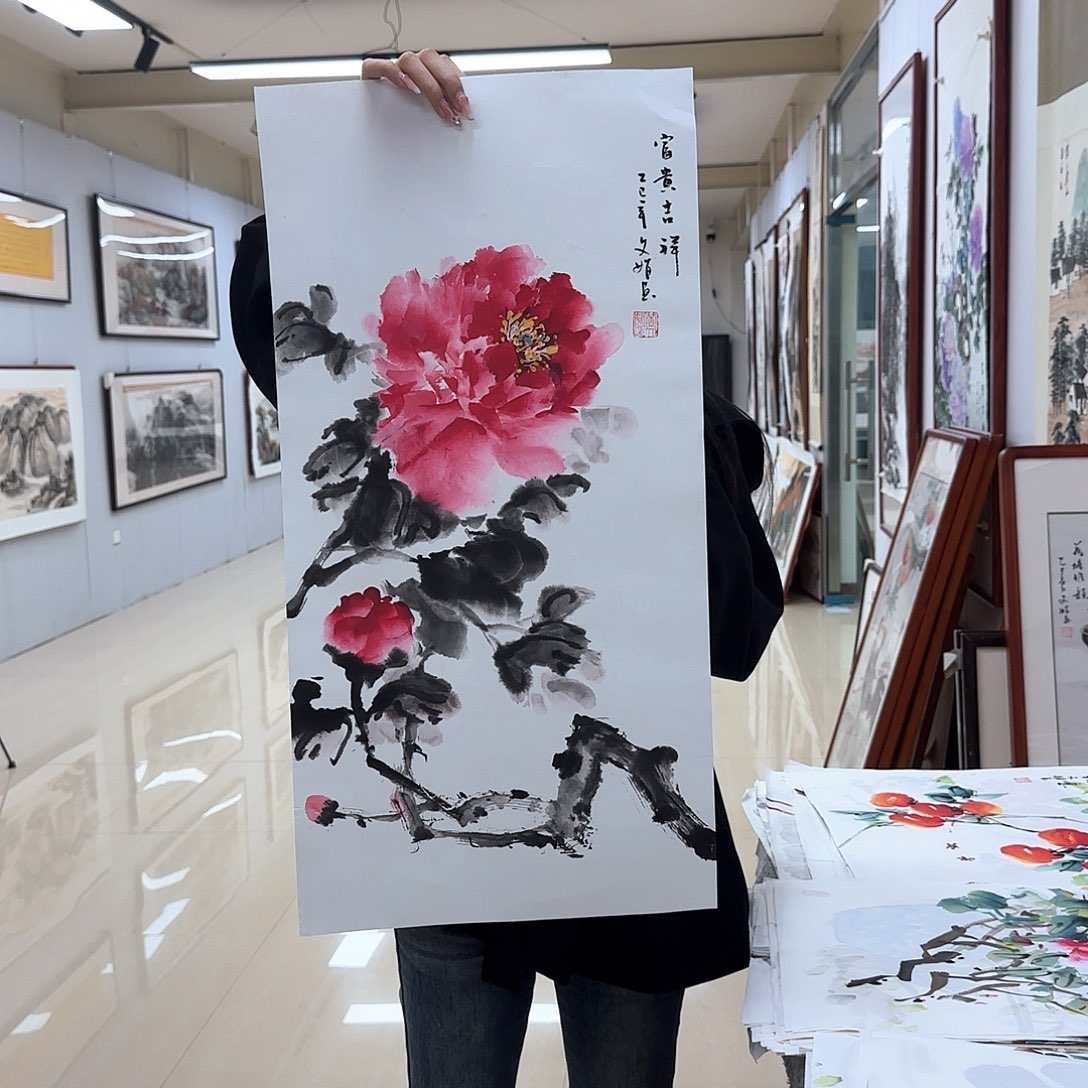 国画国画作品多次