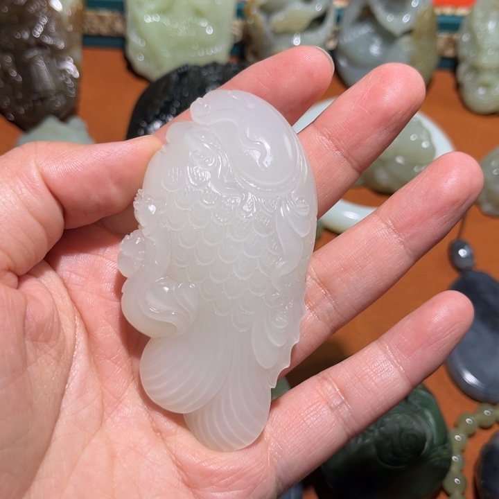 和田玉把件未镶嵌～*风