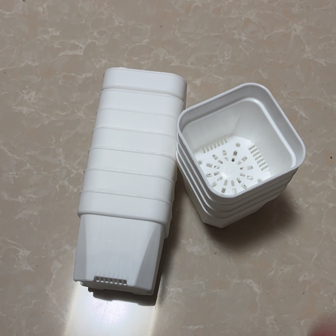 中厚口8高7白盆20个无托