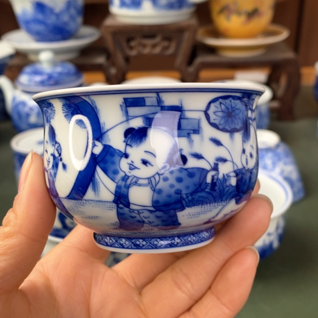 杯景德镇陶瓷手工手绘