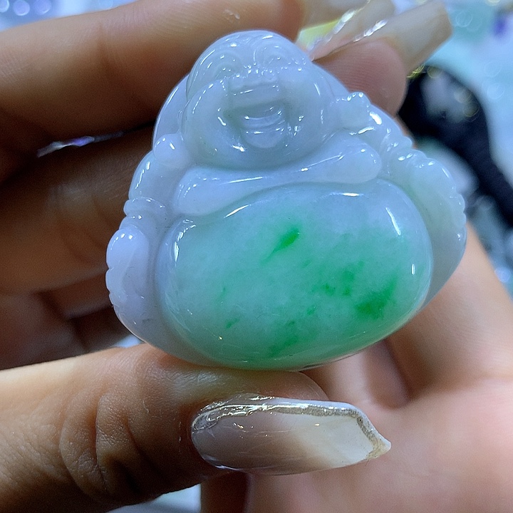 翡翠颈饰未镶嵌天然翡翠A货吊坠