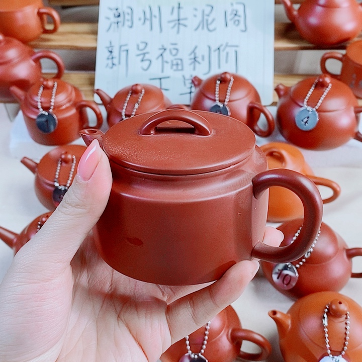 潮州朱泥壶大汉瓦180 微瑕