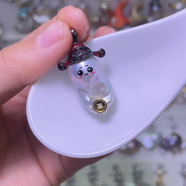 颈饰合金淡水珍珠30