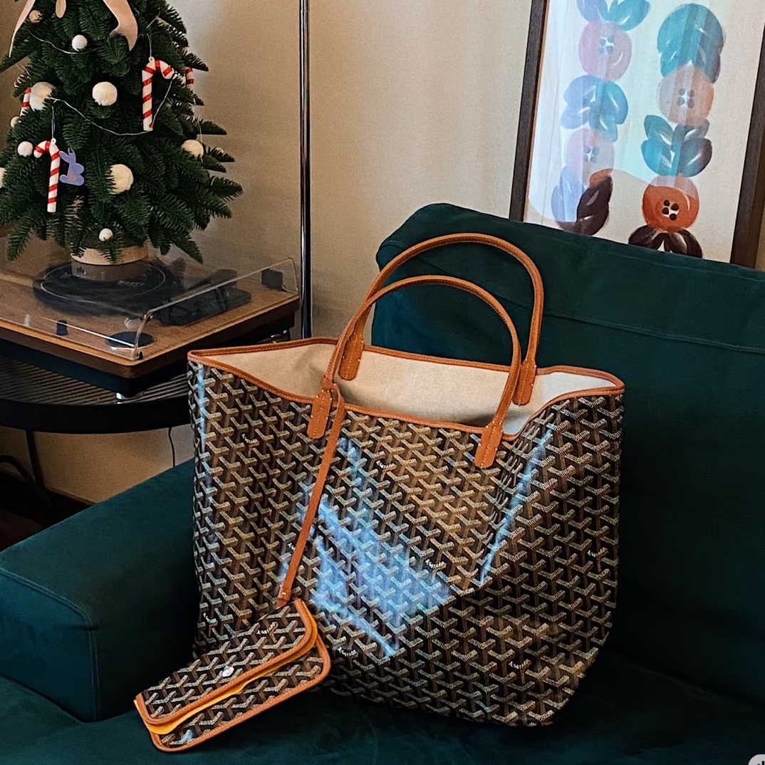95新 Goyard 戈雅购物袋大号973034