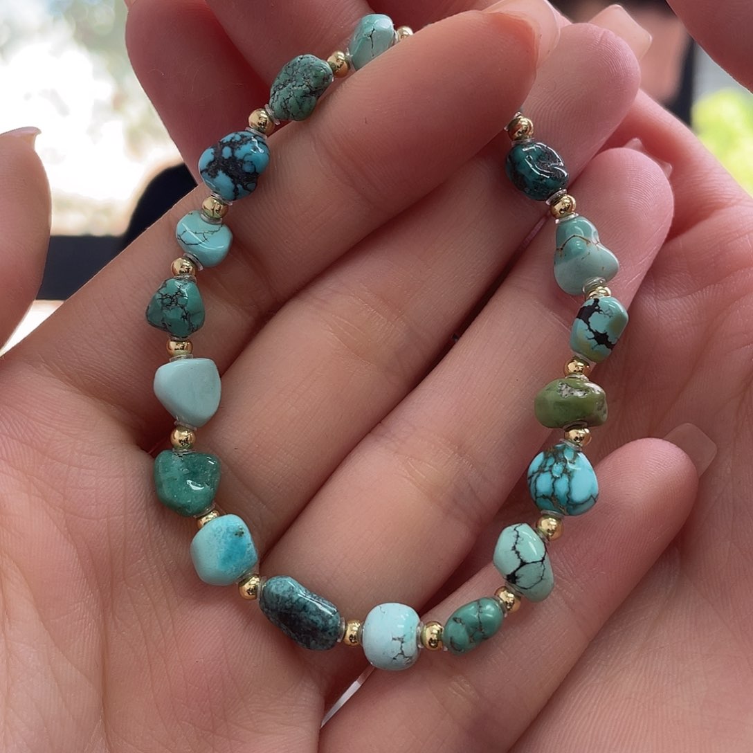 未镶嵌绿松石珠宝奇石