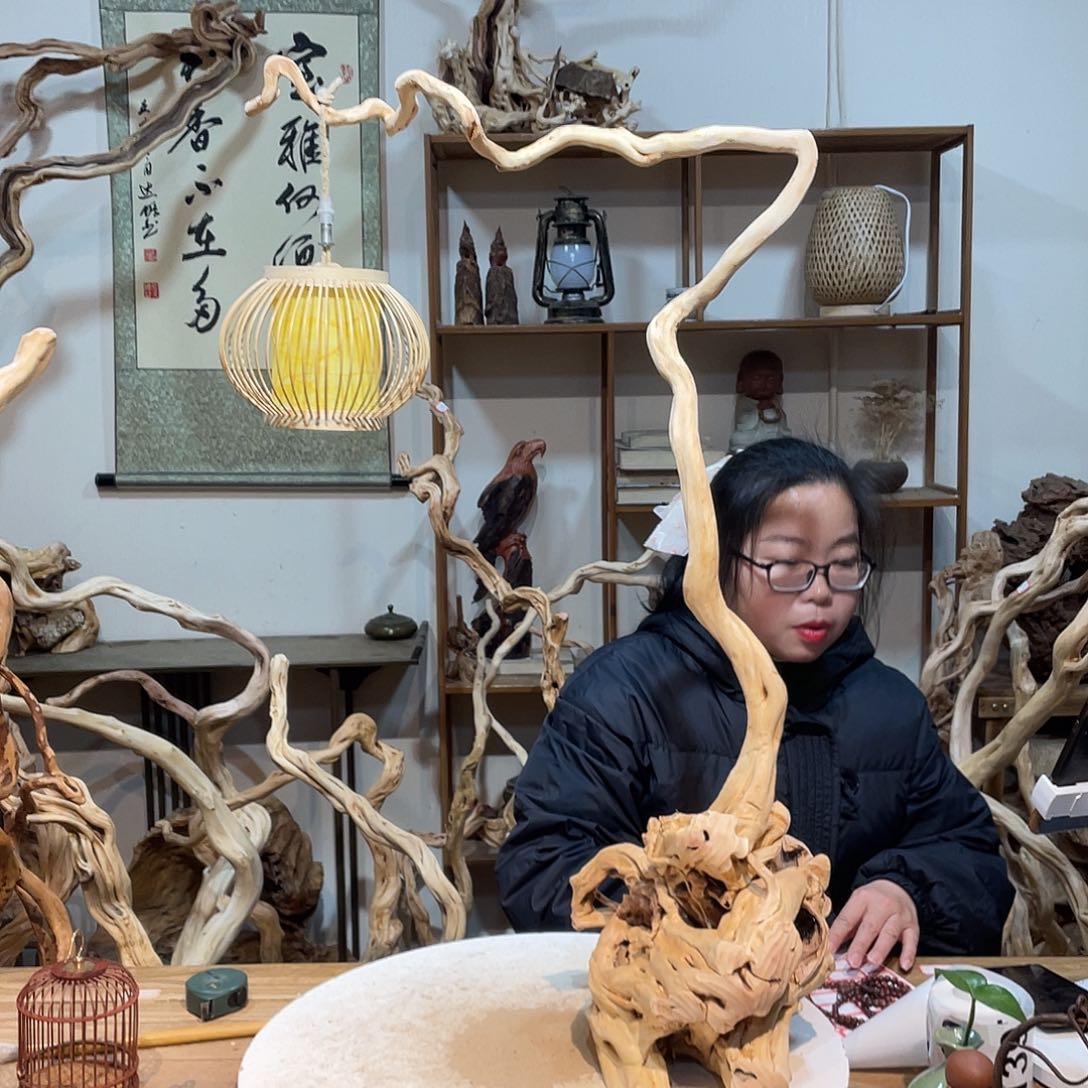 柏木杜鹃根艺摆件