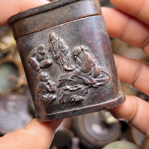 铜制文玩把玩物件