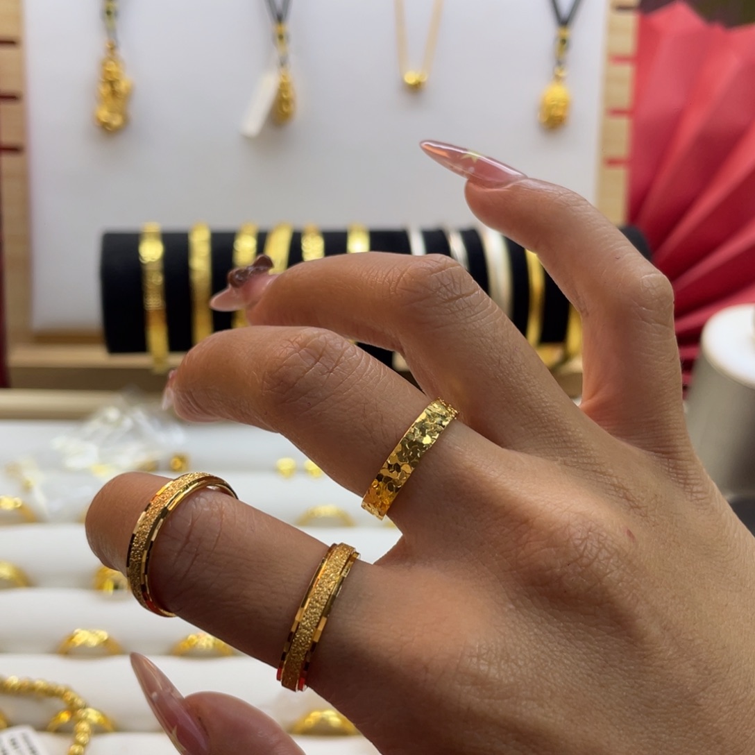 无吊坠足银满天星7号圈口