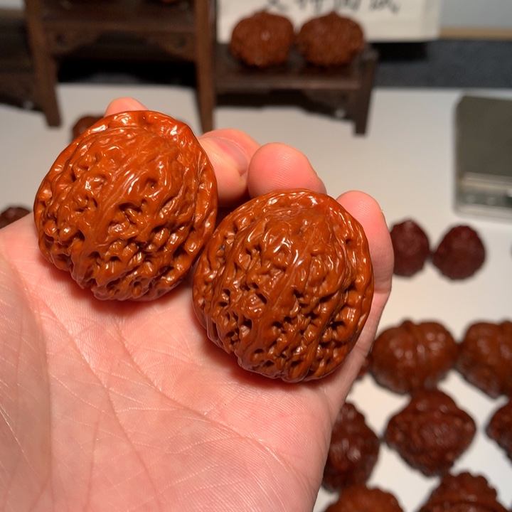 T***e桃核吊坠南疆石7WCH#00#