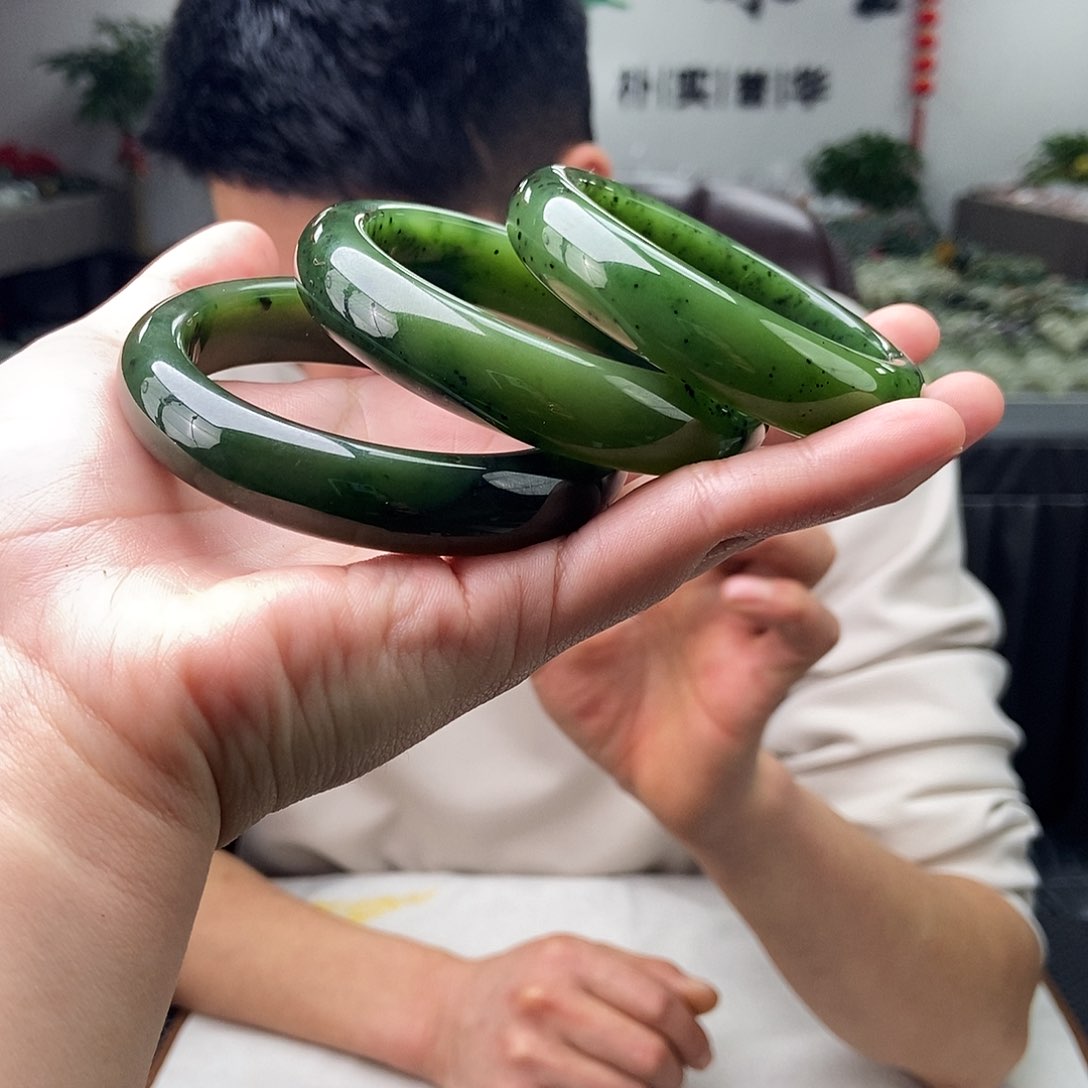 和田玉57-59颜色多样性发拍一发一未镶嵌