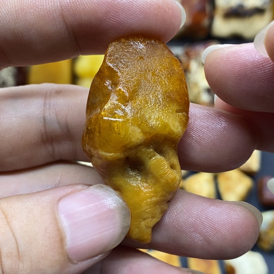 定制琥珀蜜蜡原石定制