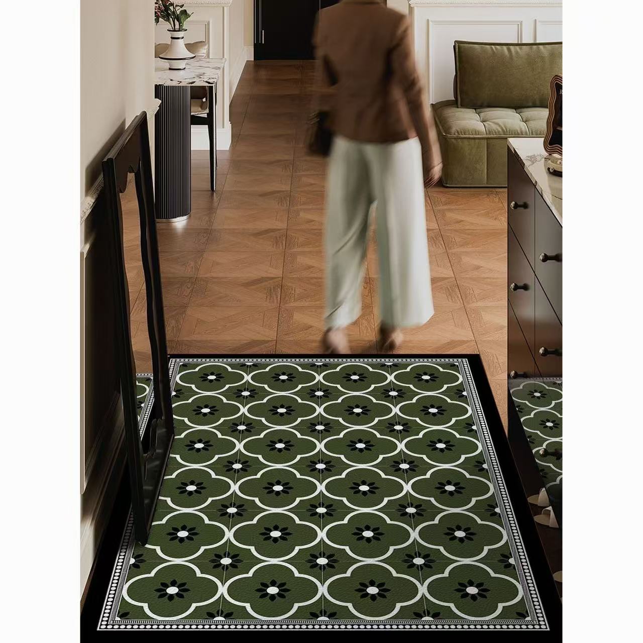 硅藻泥地垫浴室卫生间厨房入户门口家用厕所爆款可擦可裁剪高级感