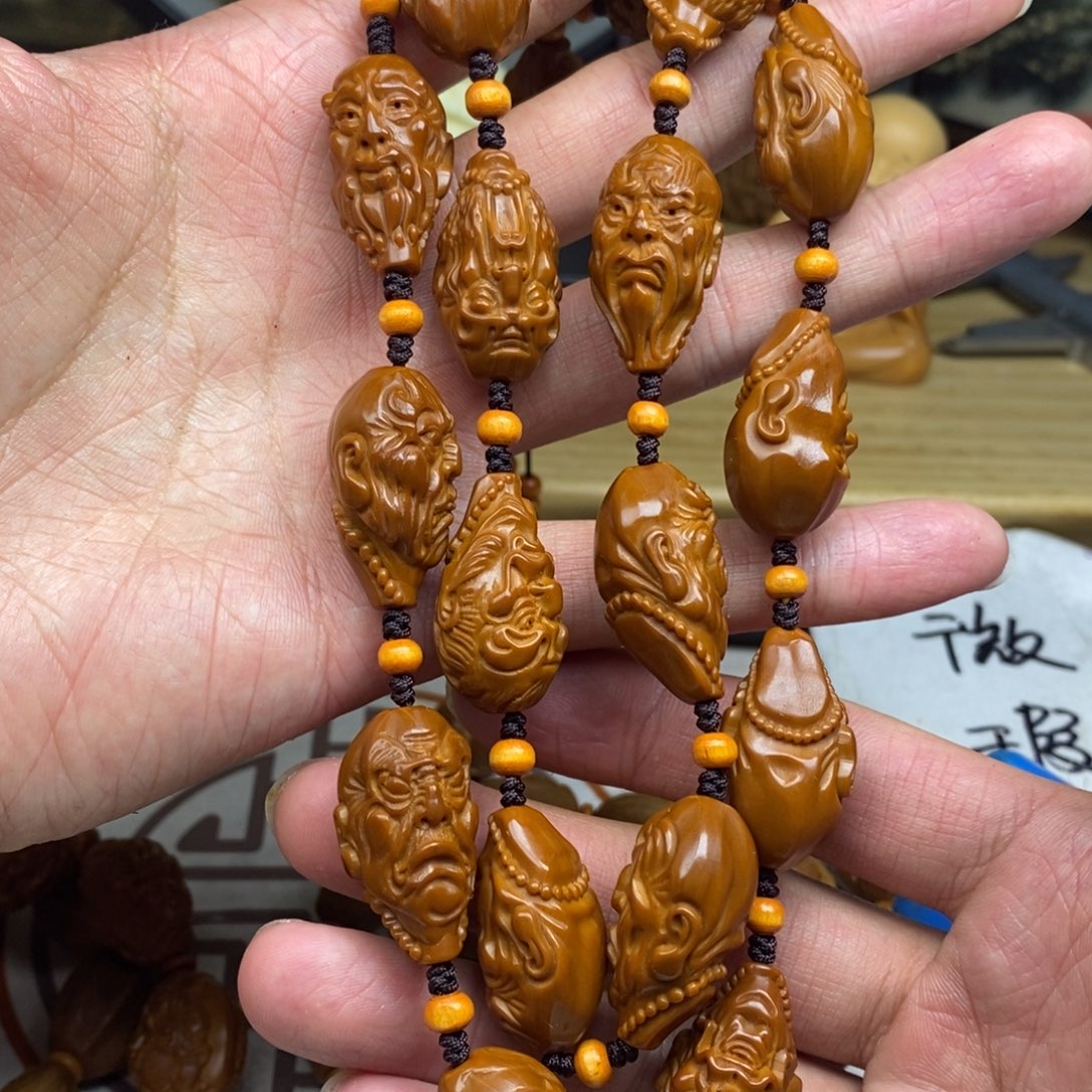 橄榄核手串/手链橄榄核雕工艺手串