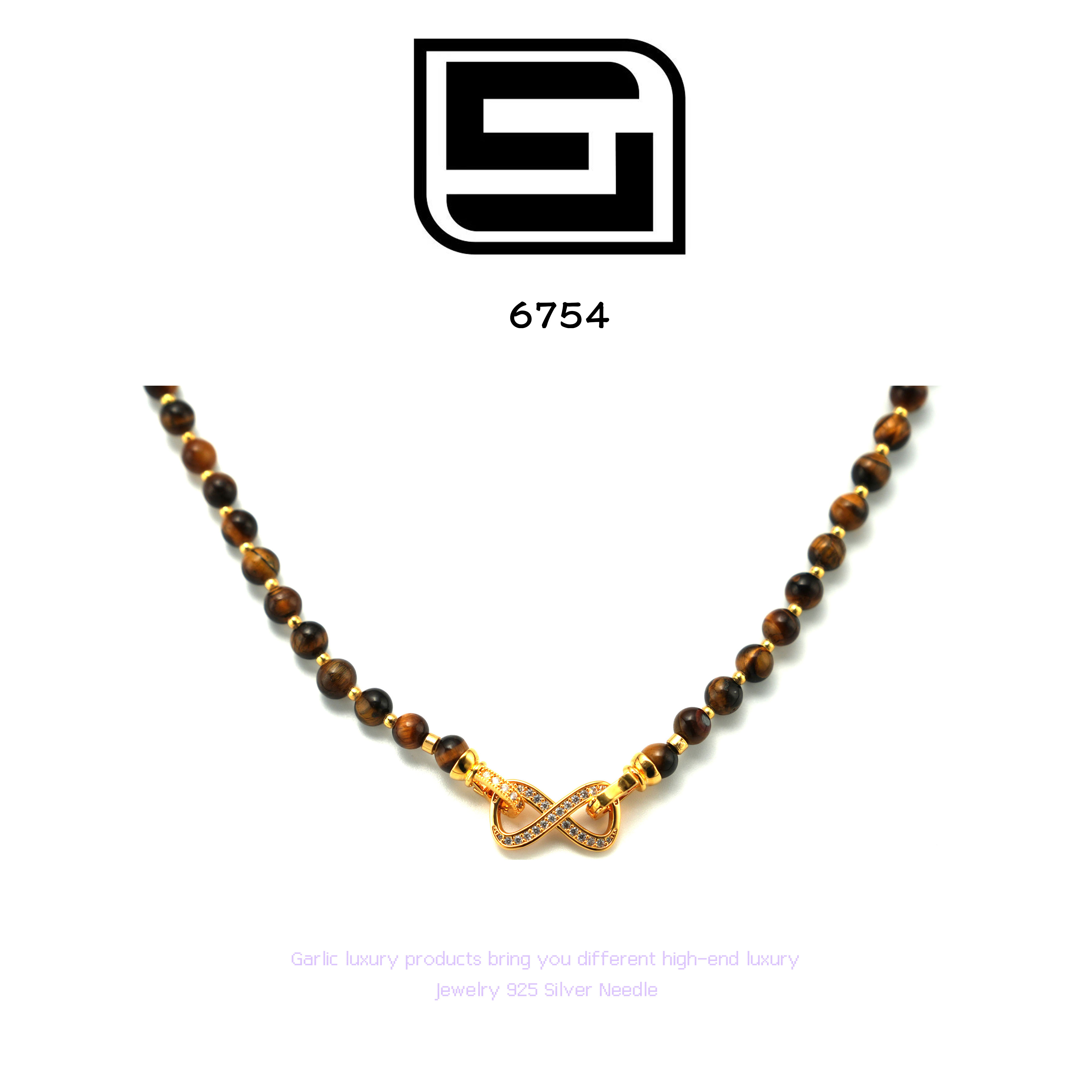 铜合金项链 设计师款项链-6754