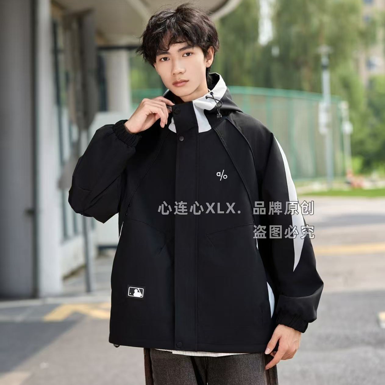青少年男孩秋季两面穿外套2510