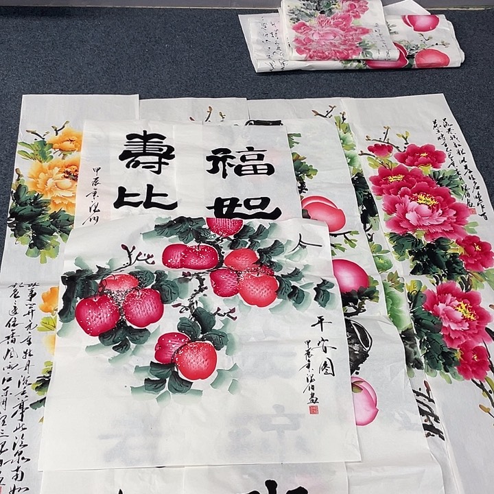 国画纯手绘字画宣纸