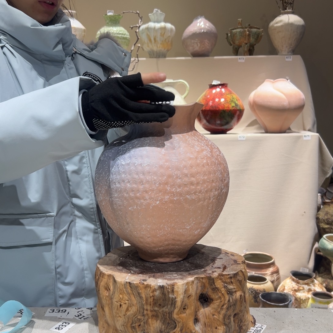 景德镇高温陶瓷花瓶摆件868花瓶摆件