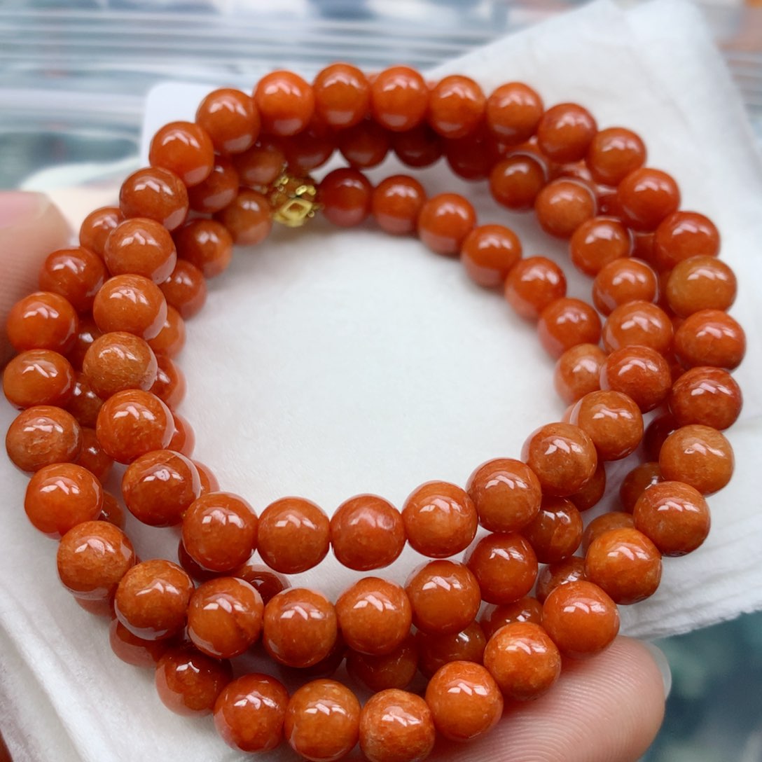 翡翠颈饰未镶嵌手串