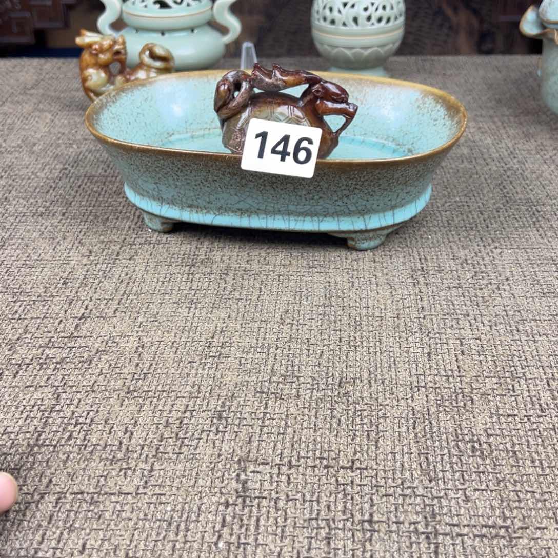 瓷片陶瓷艺术品正能量开门