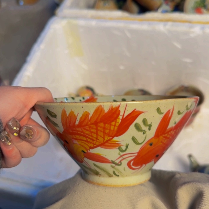 瓷片景德镇陶瓷手工手绘