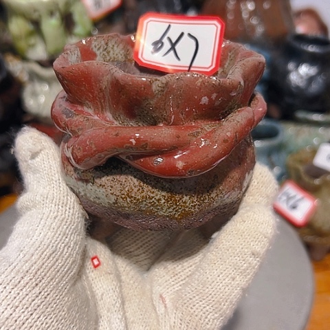 粗陶花盆手工花盆制作