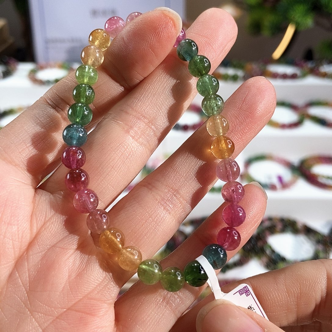 手链未镶嵌碧玺G2460-1素圈颜色微差