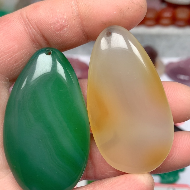 玛瑙/玉髓颈饰未镶嵌꧁****꧂