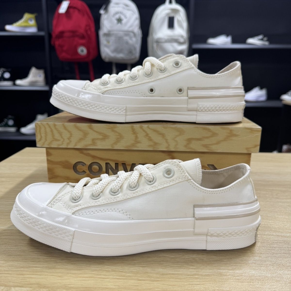 CONVERSE/匡威1970S复古米黄拼接低帮复古休闲低帮帆布鞋A11622C