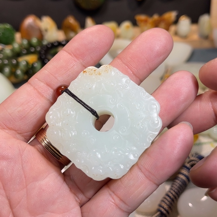 和田玉手串未镶嵌