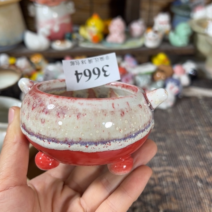 活动价满30包邮景德镇手工花盆^_^