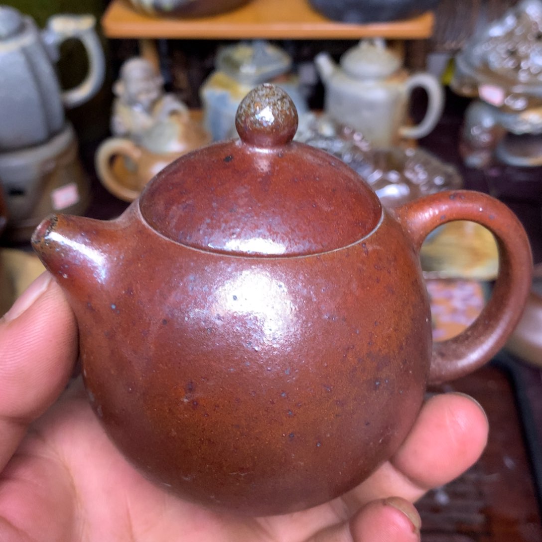 茶壶紫砂纯自然高温裸柴烧