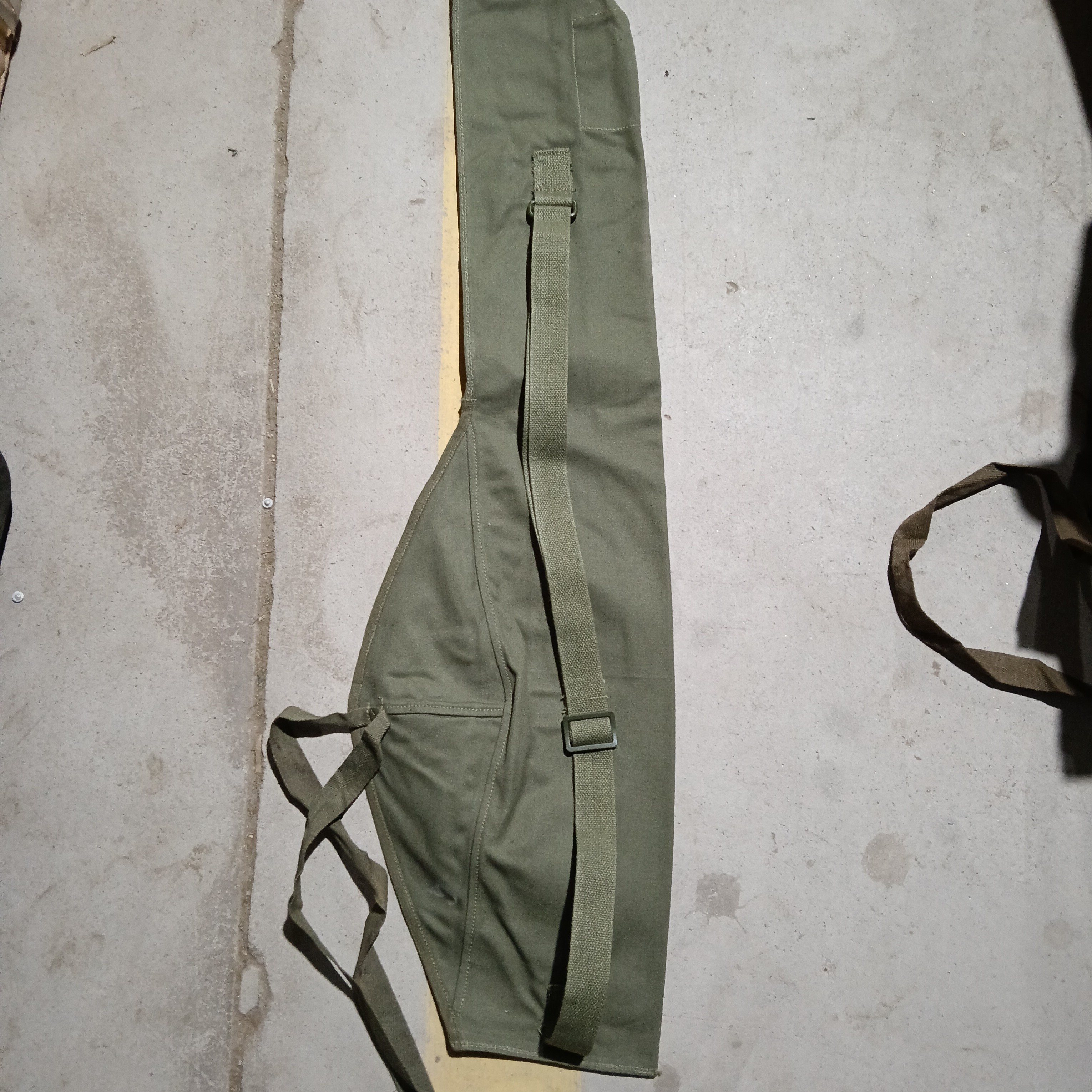 斜挎帆布渔具包携行具长85宽14.5