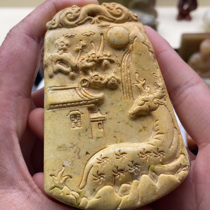 蛇纹石玉未镶嵌颈饰167