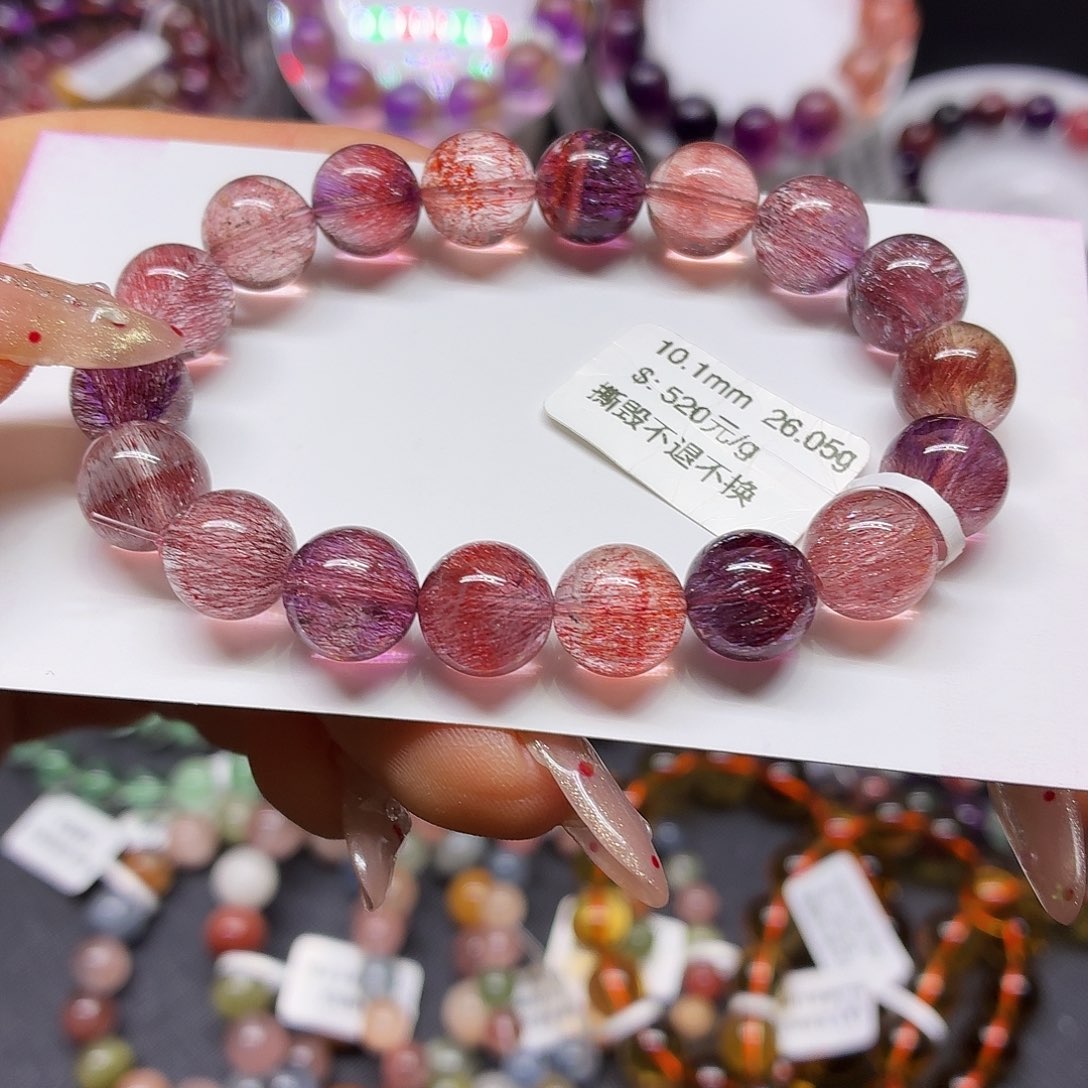 未镶嵌水晶手链天然