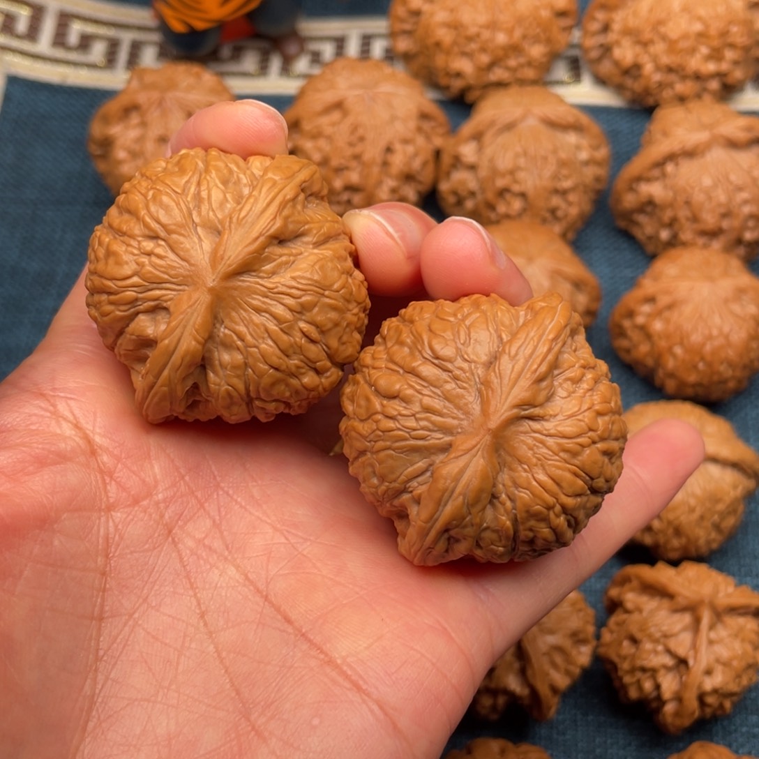 用***5把件文玩核桃43全品毕业乾隆磨