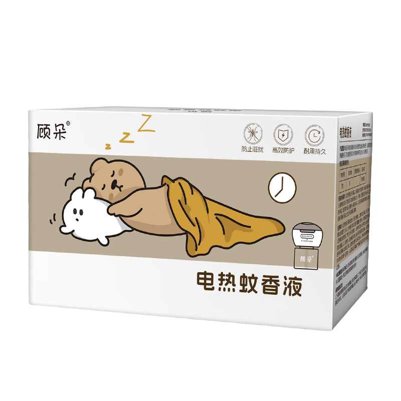 顾朵电热蚊香液无味电蚊香器宝宝家用插电防蚊虫液驱蚊液补充液 图片 5