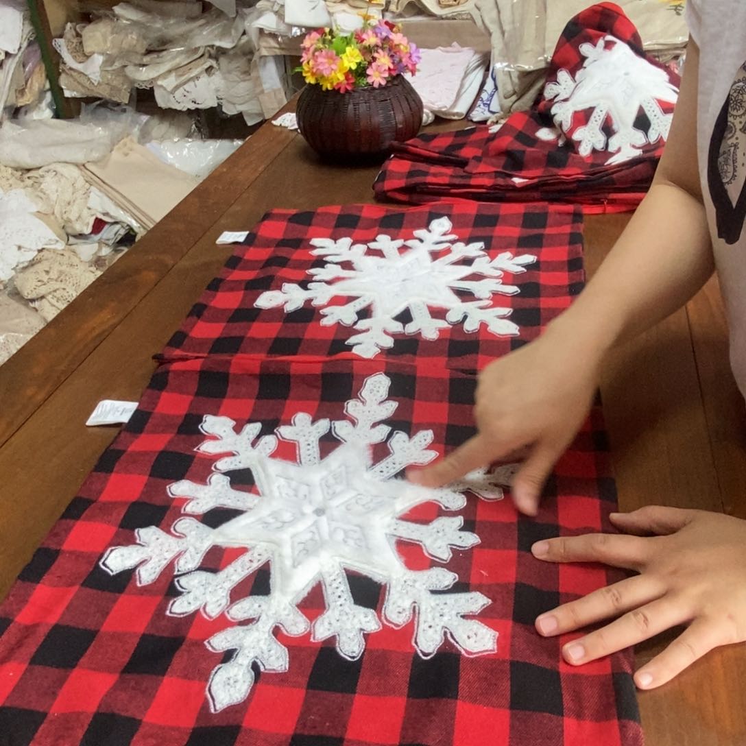 毛绒亚麻棉蚕丝009-抱枕套一对