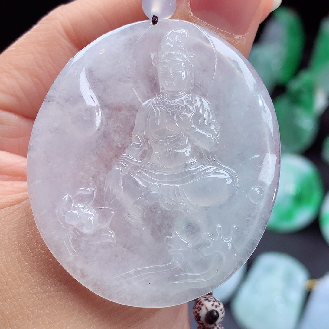 翡翠颈饰未镶嵌翡翠吊坠