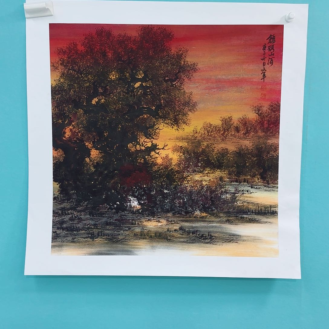 国画李文军教授作品