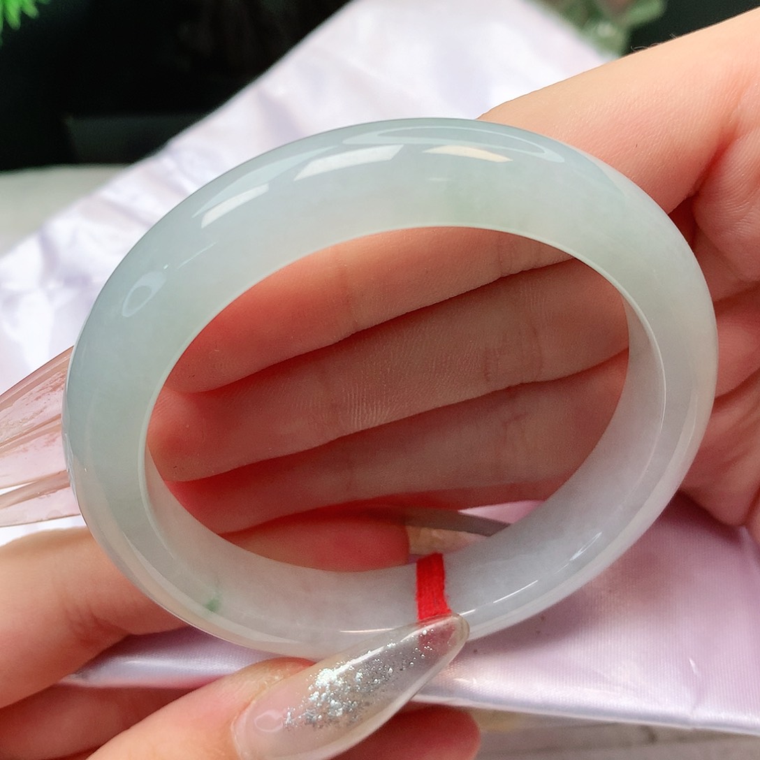 未镶嵌手镯翡翠正圈56