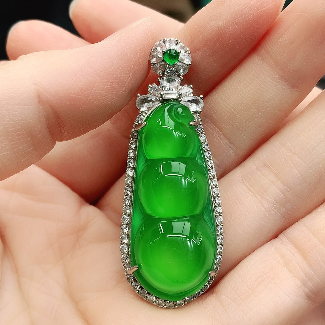 银S925镶嵌吊坠玛瑙/玉髓