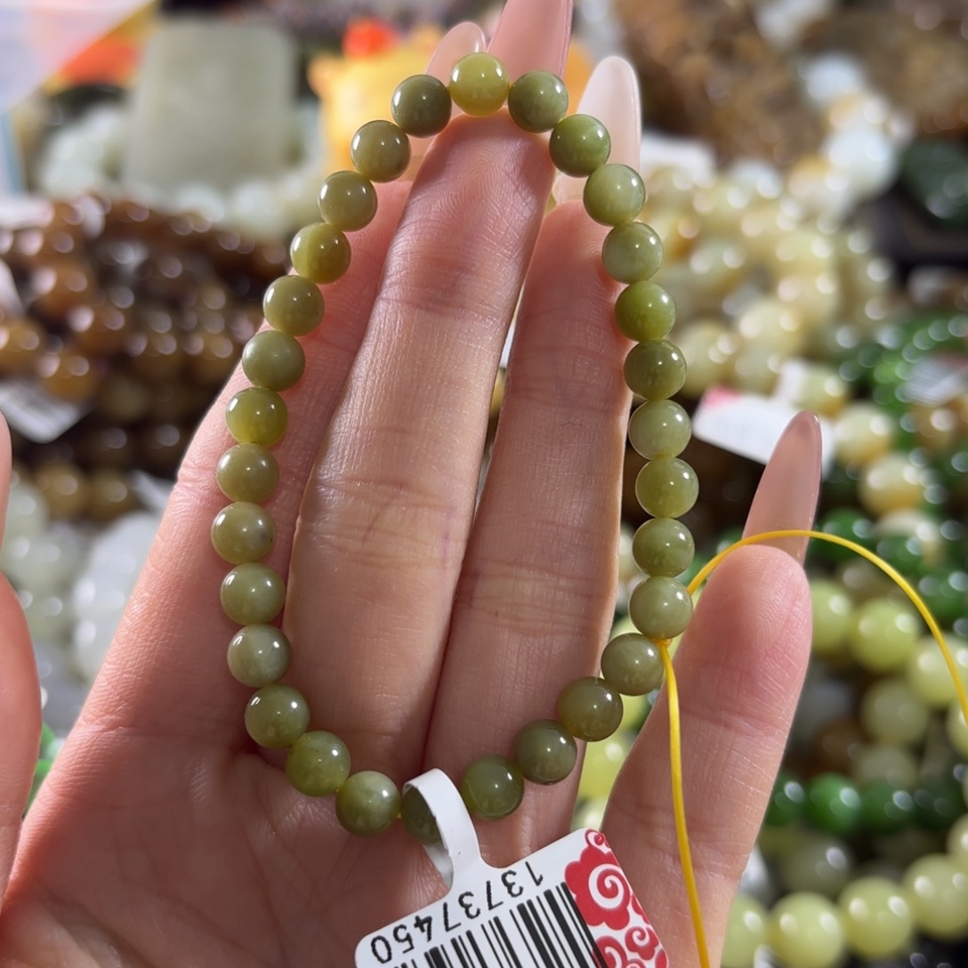 和田玉未镶嵌手链296