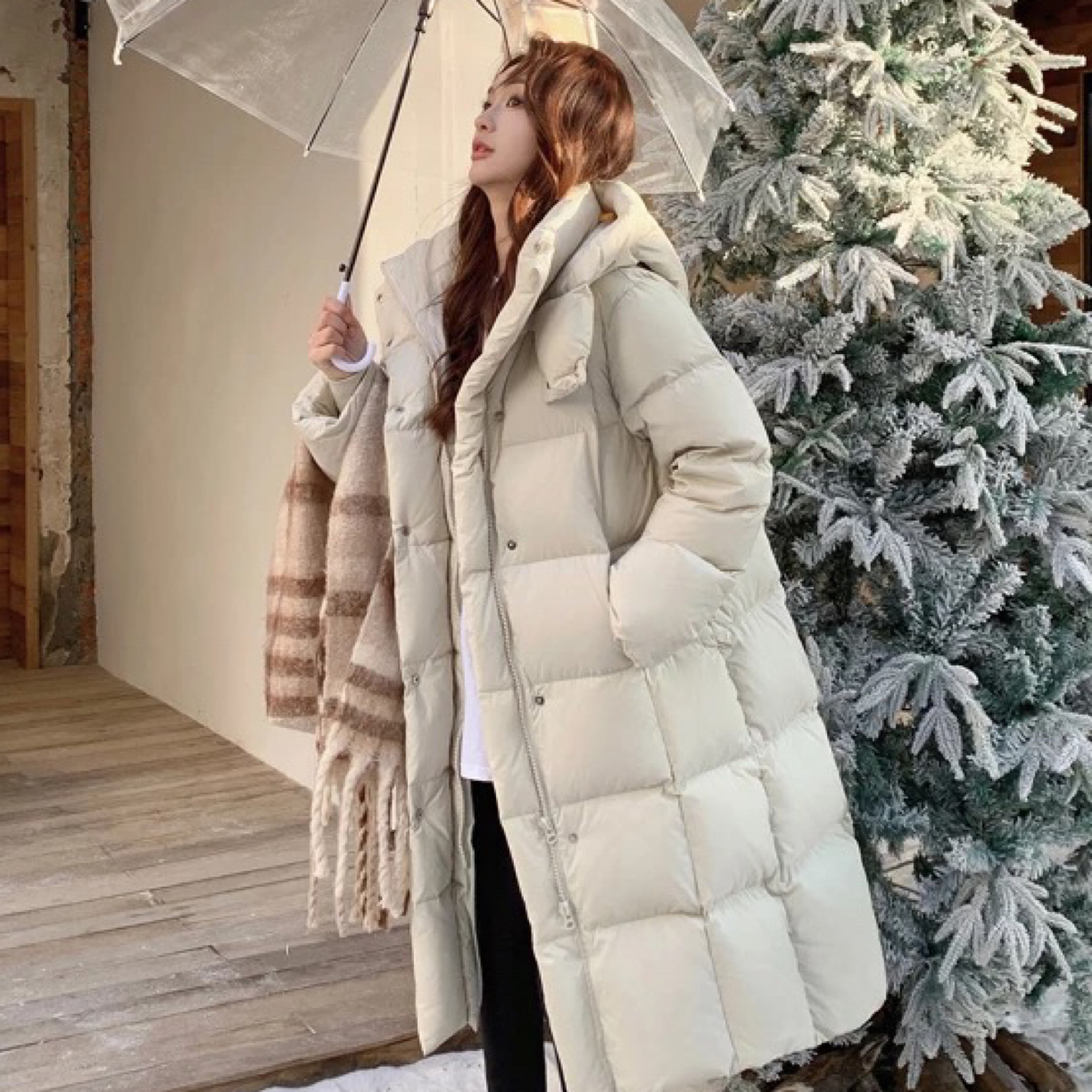 2535加长款sp泡芙防寒服