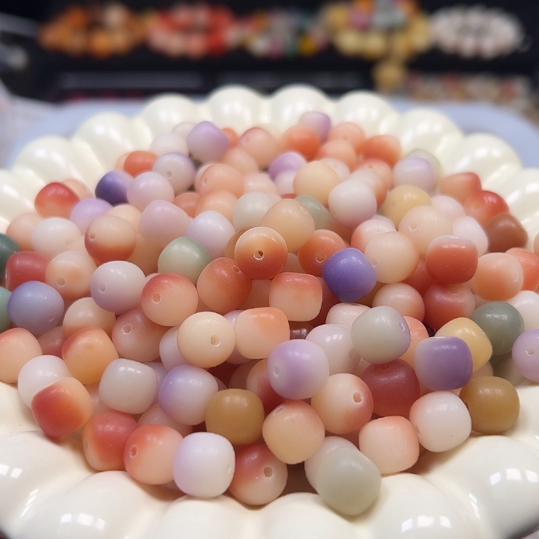 手串菩提根/象牙果卡10果冻多宝桶500颗