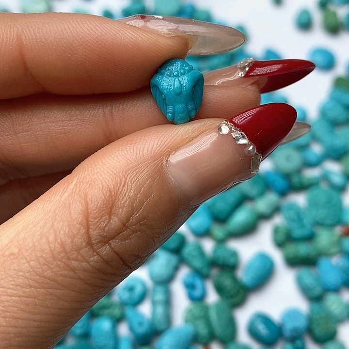 绿松石珠宝奇石未镶嵌