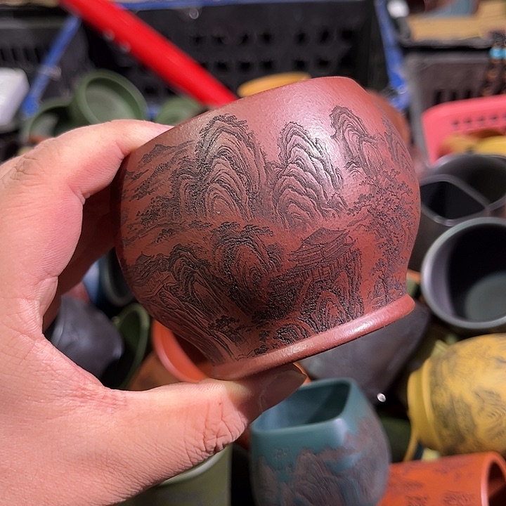 茶杯紫砂全手工紫砂主人杯