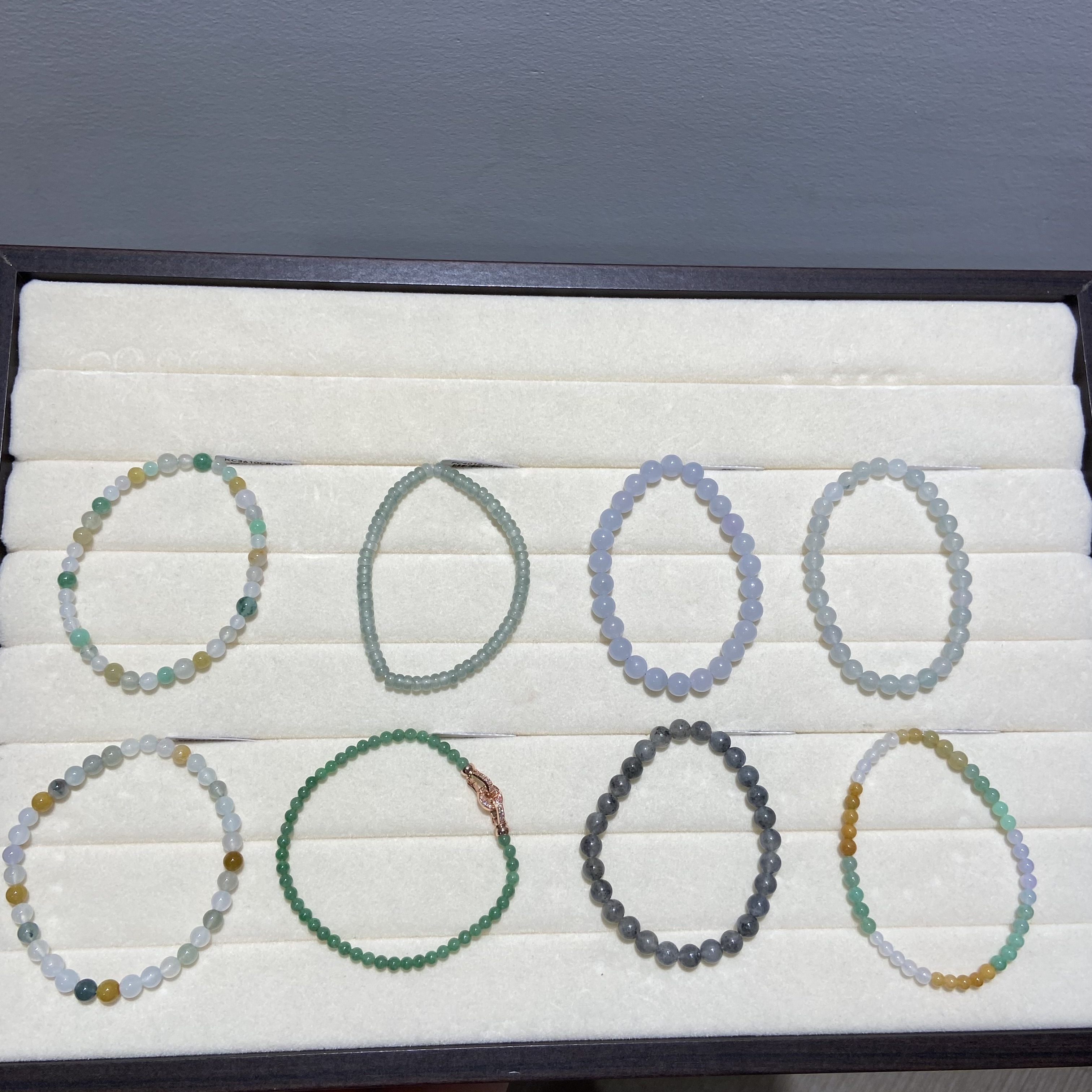 【小雪臻选】翡翠手串-未镶嵌-多样性发其一-BC36|CZL