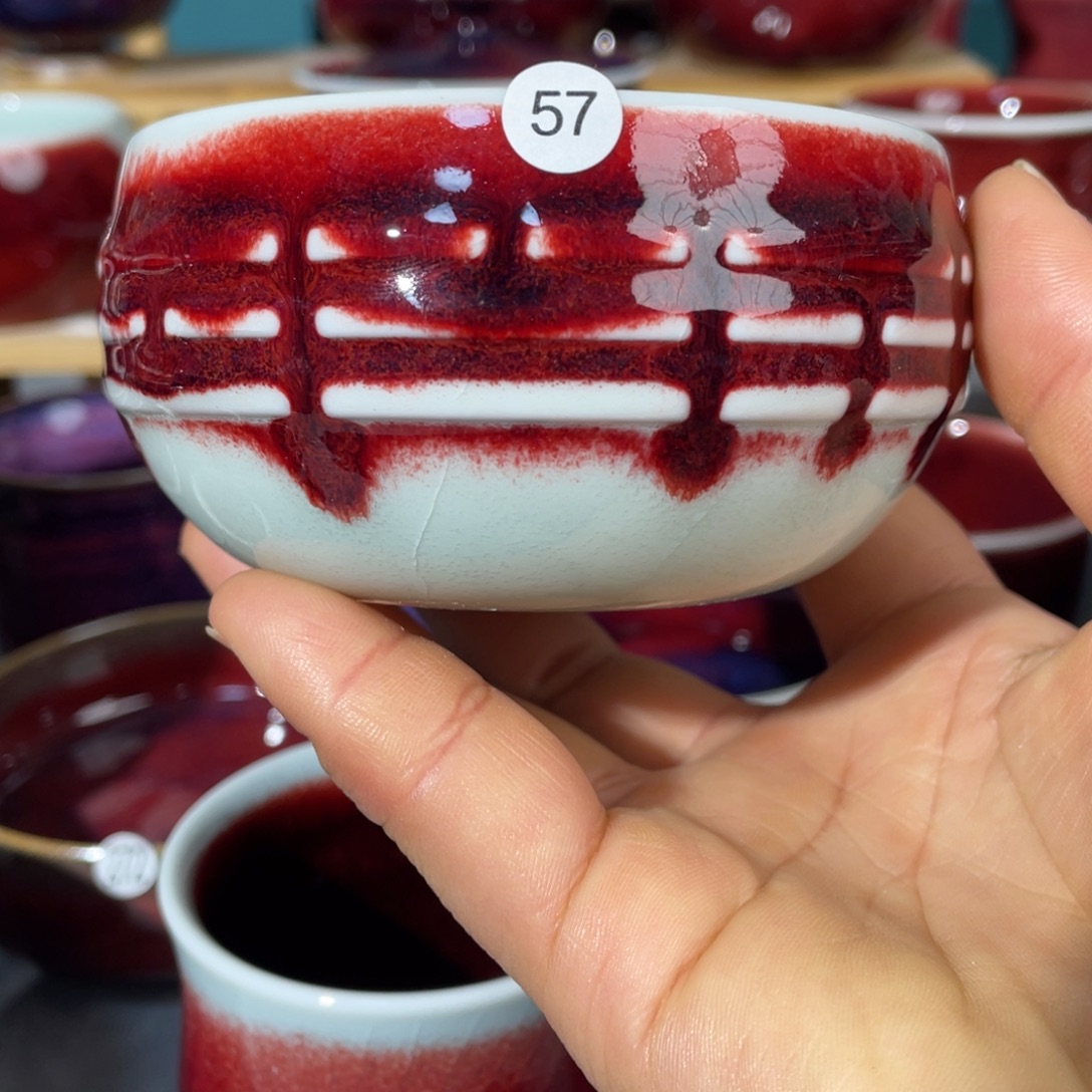 清***月瓷片纯手工制作…………