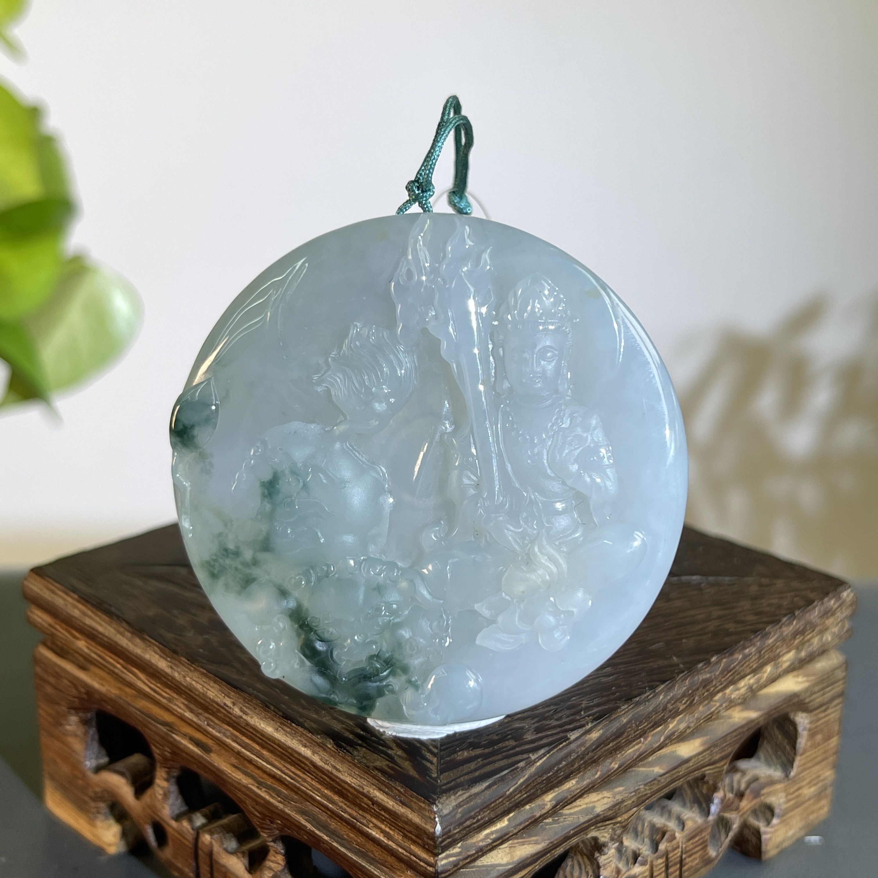 JTA29-148 天然缅甸A货翡翠 文殊